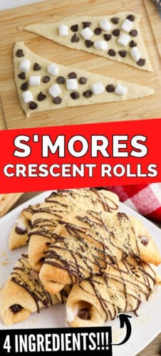 S'mores crescent rolls pin.