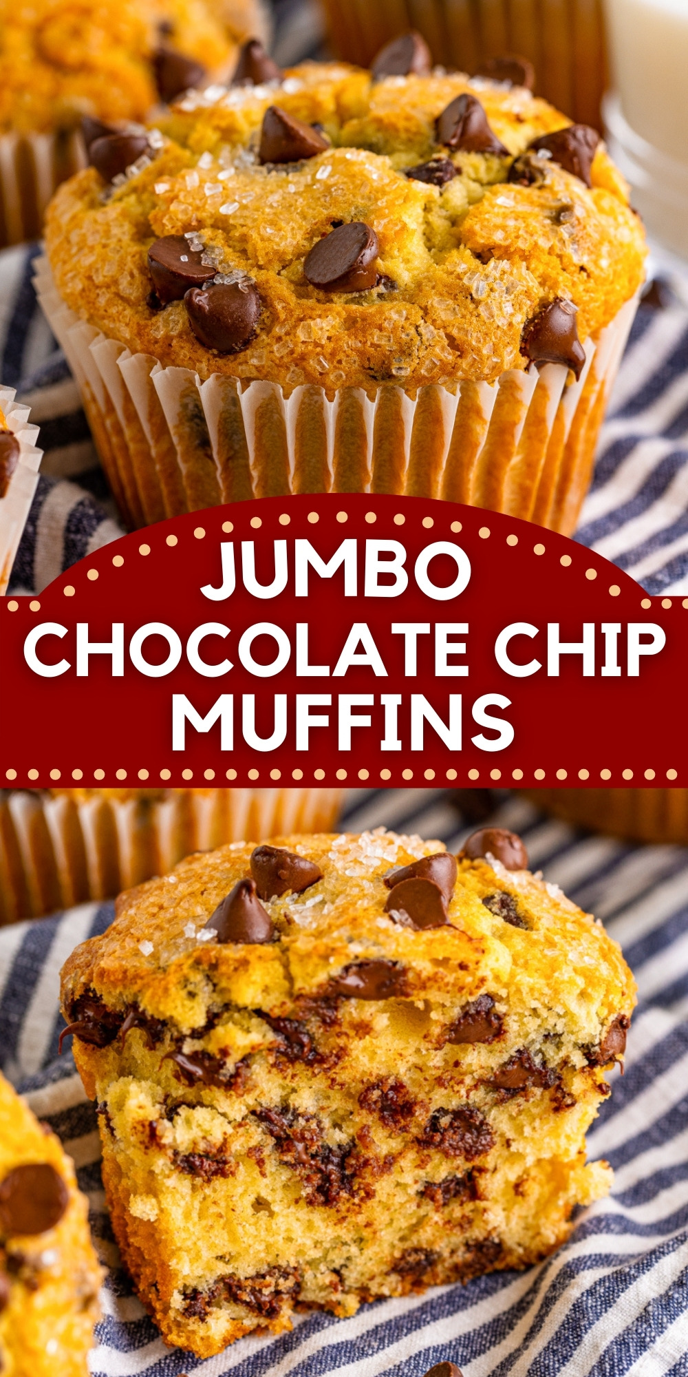 Jumo Chocolate Chip Muffins Pin.