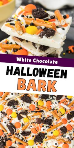 White Chocolate Halloween Bark.