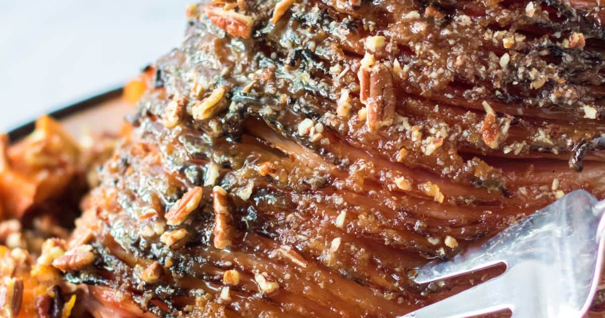 Maple Pecan Glazed Ham
