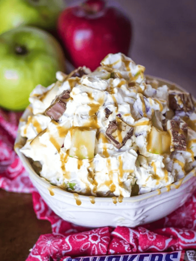 Apple Snickers Salad – 10 Min Recipe