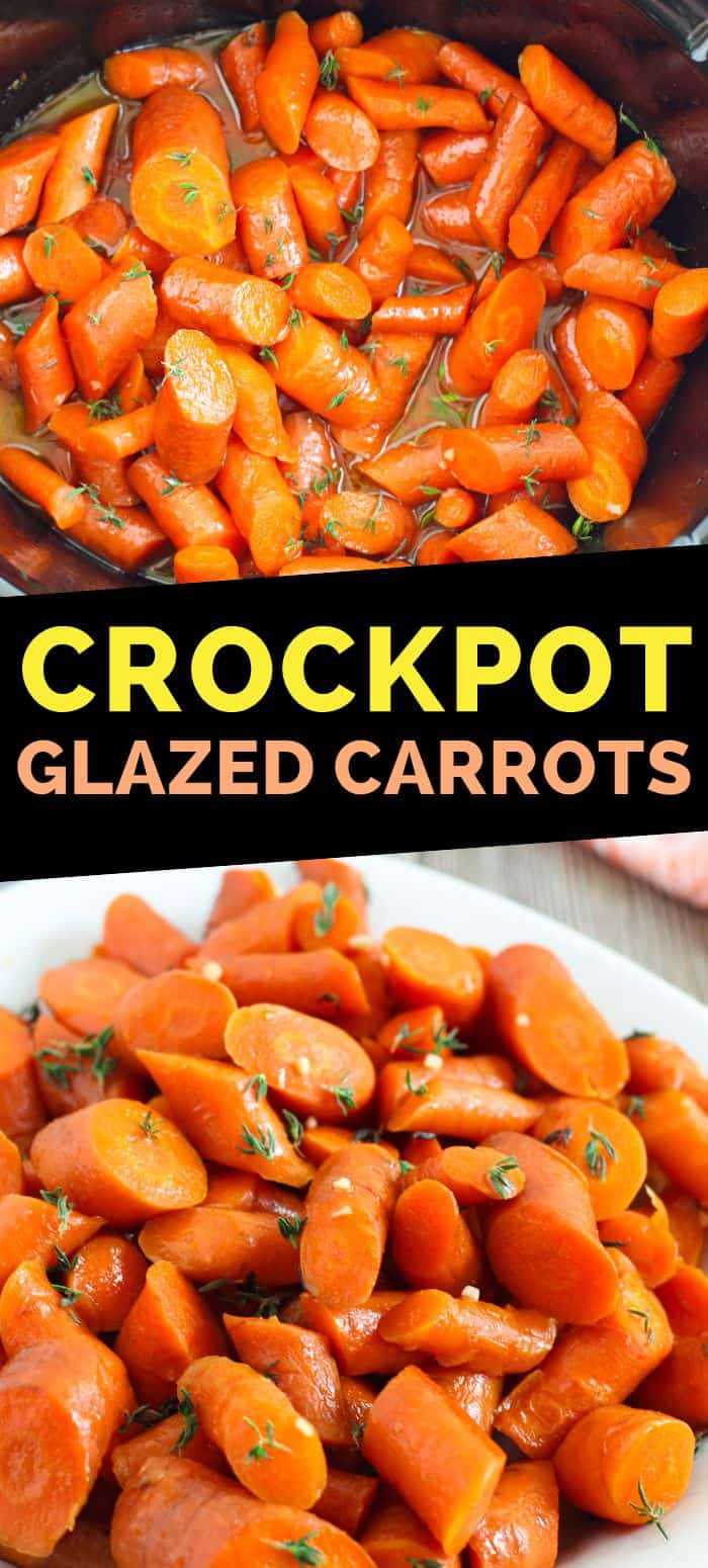 Easy Crockpot Honey Glazed Carrots • Salt & Lavender