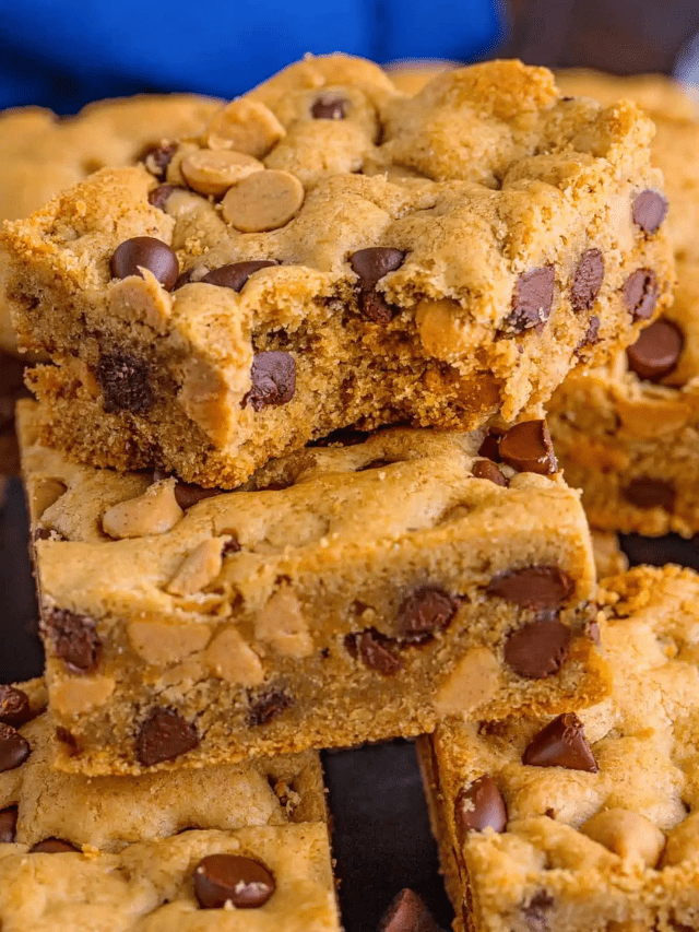 Peanut Butter Chocolate Cookie Bars!