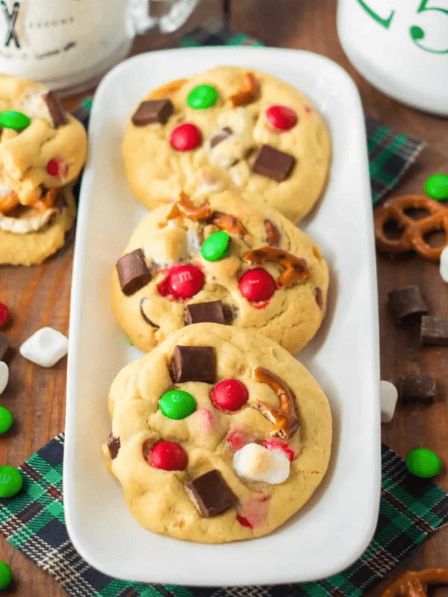Kitchen Sink Christmas Cookies (soft, chewy)