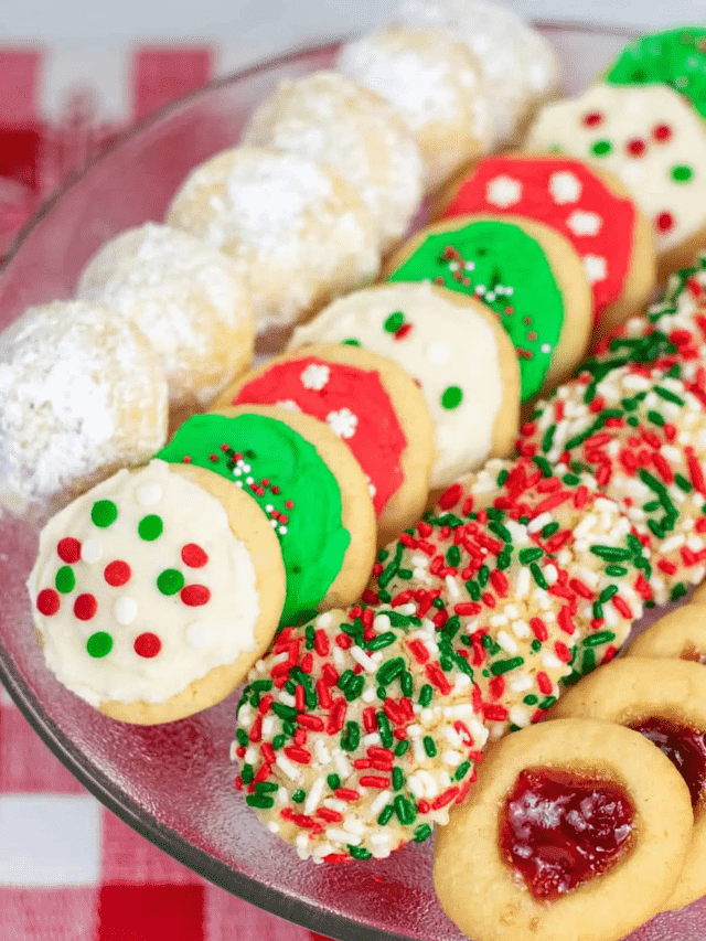 4 Christmas Cookies from 1 Cookie Dough!