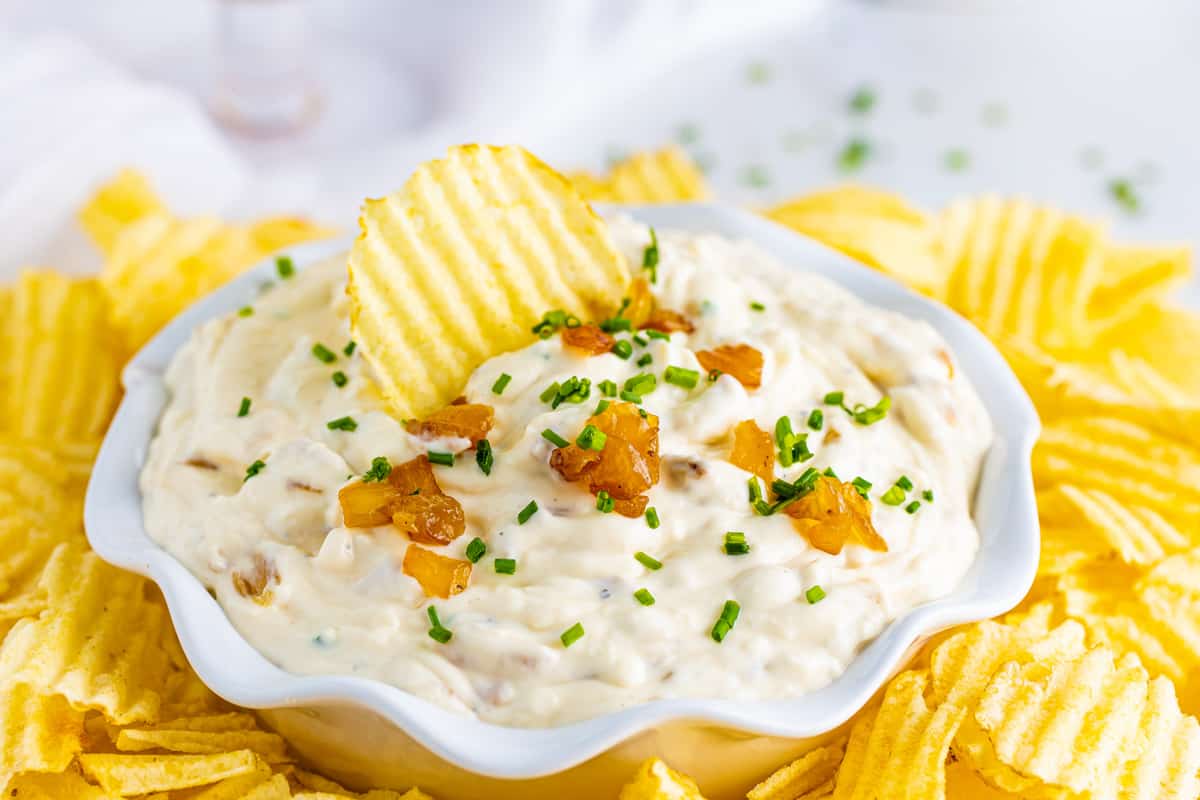 Best French Onion Dip Recipe - How to Make French Onion Dip