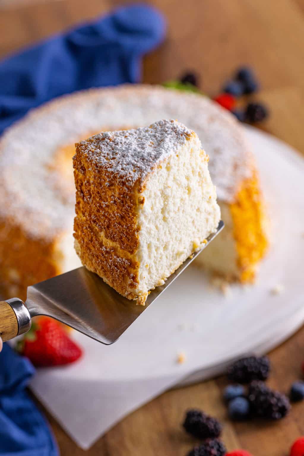 Angel Food Cake Recipe (without Cake Flour or Cornstarch)
