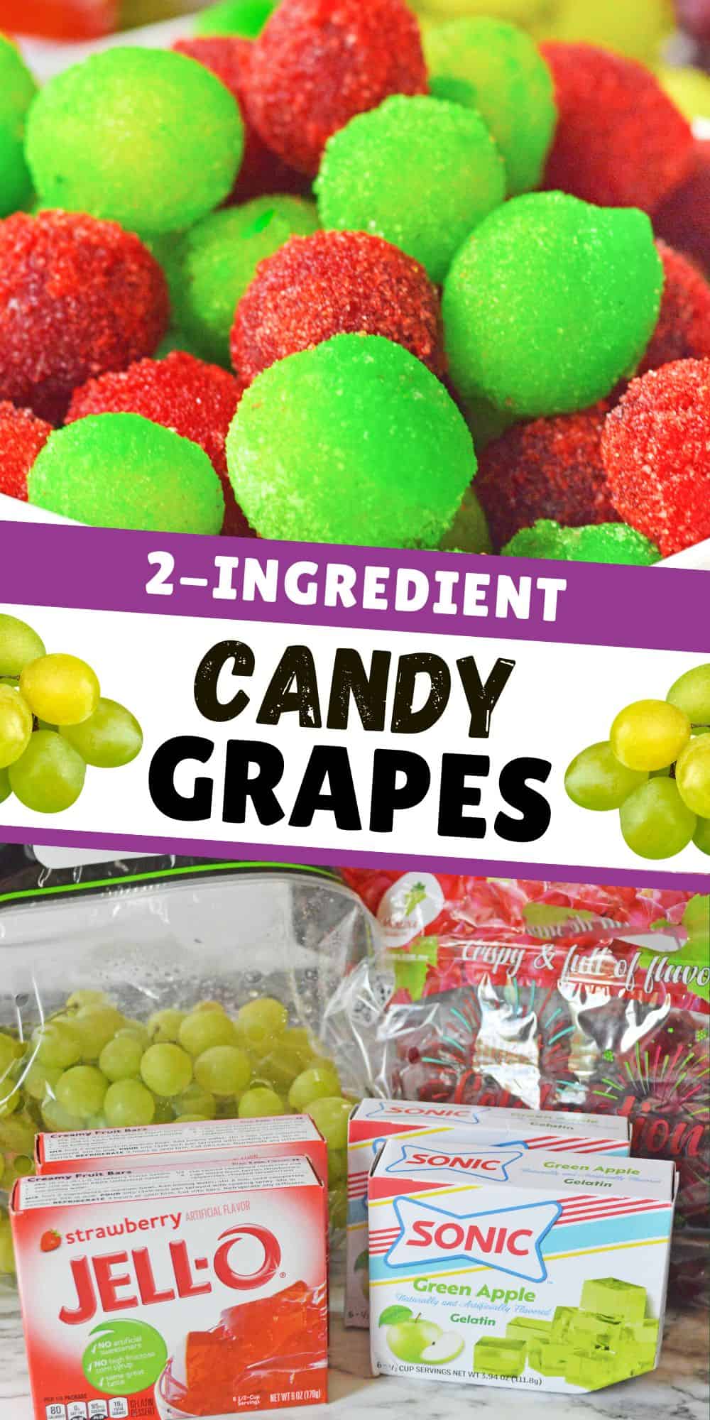 2-ingredient Candy Grapes.