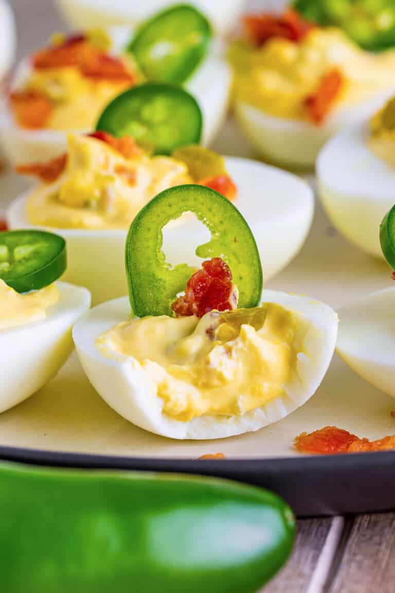 Jalapeno Popper Deviled Eggs