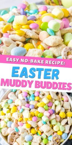 Easter Muddy Buddies: Easy No-Bake Recipe.