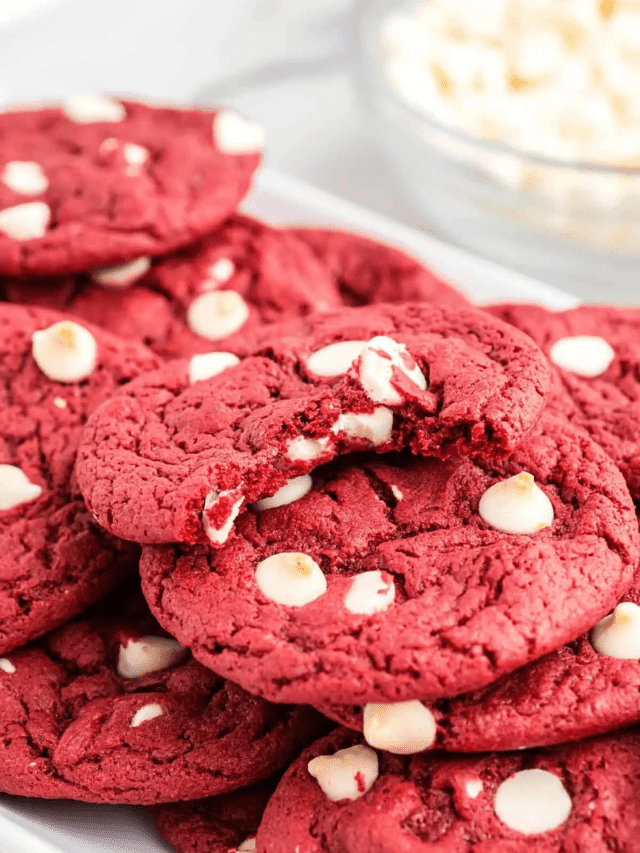 Quick Red Velvet Cake Mix Cookies Crayons & Cravings