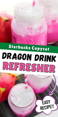 Starbucks Copycat Dragon Drink Refresher.