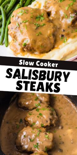 Slow Cooker Salisbury Steaks.