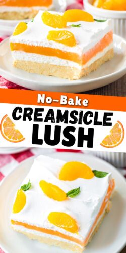 No Bake Creamsicle Lush.