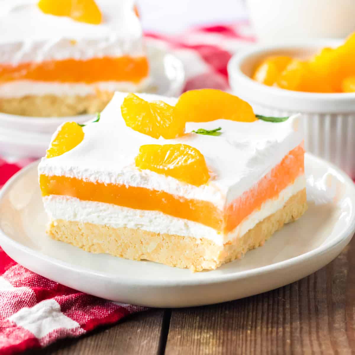 Orange Creamsicle Lush Recipe (No Bake)