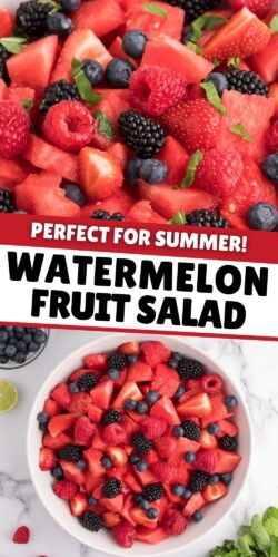 Watermelon Fruit Salad: Perfect for Summer!