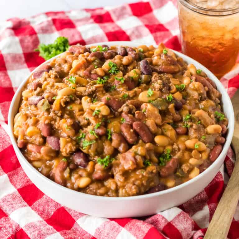 Best Slow Cooker Cowboy Beans Recipe (Calico Beans)