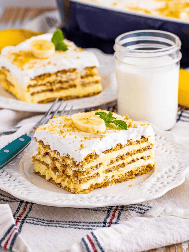 Banana Icebox Cake – Simple No Bake Dessert