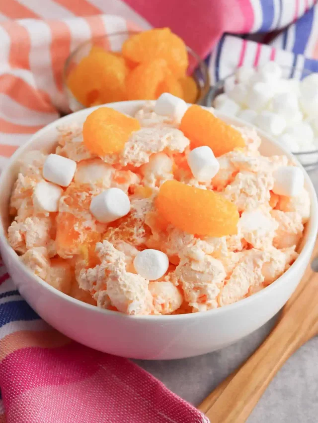 Easy Orange Fluff Salad Recipe!