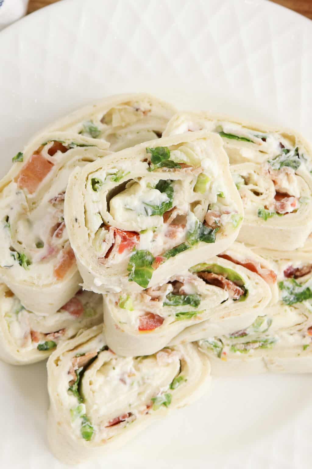 Ranch BLT Pinwheels Recipe (BLT Roll Ups)