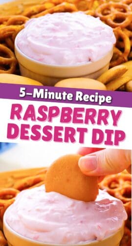 5-minute recipe: Raspberry Dessert Dip.