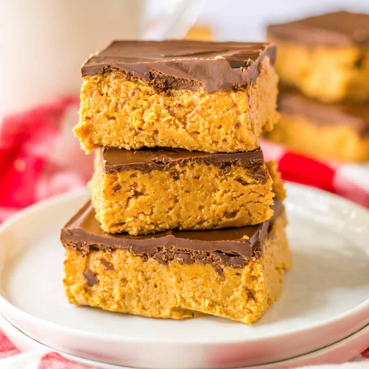 No Bake Chocolate Peanut Butter Bars (Easy Recipe!)