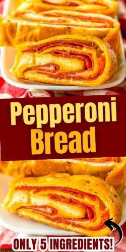 Pepperoni Bread, only 5 ingredients!