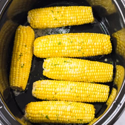 Slow Cooker Corn on the Cob (Easy Crockpot Recipe)