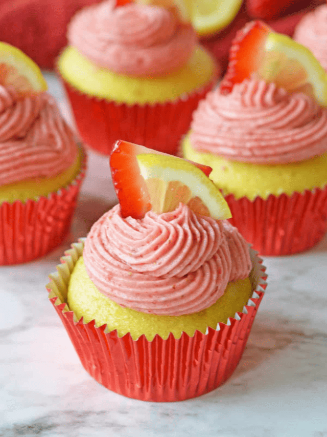 Strawberry Lemon Cupcakes Recipe