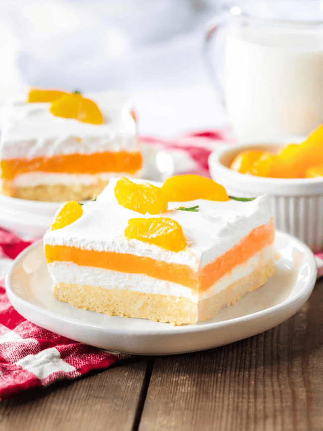 Orange Creamsicle Lush – No Bake Dessert Idea