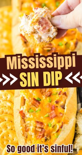 Mississippi Sin Dip: so good it's sinful! (Pinterest Pin)