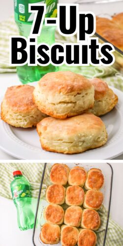7 Up Biscuits with Bisquick pin.