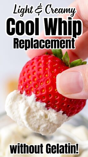 Light and Creamy Cool Whip replacement without gelatin (pin).