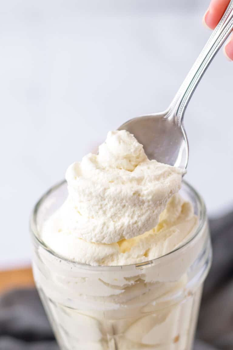 Homemade Stabilized Whipped Cream (Cool Whip Substitute)