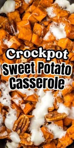 Crockpot Sweet Potato Casserole Pin.