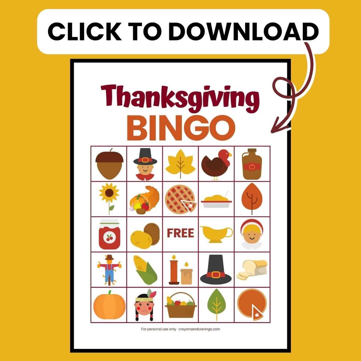 Click to sign up and download thanksgiving printable.