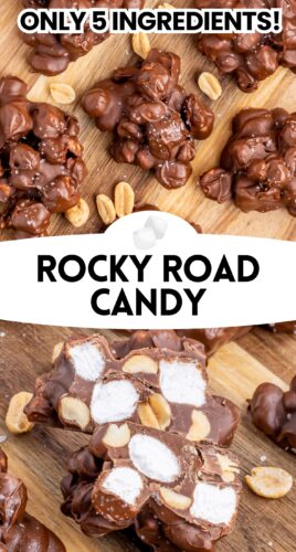 Rocky Road Candy: Only 5 Ingredients.