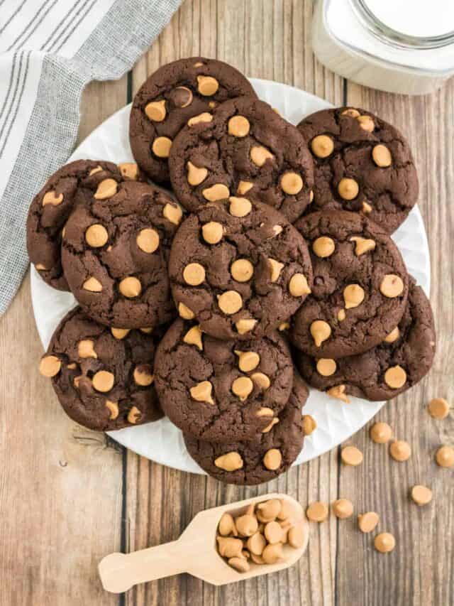 Easy Chocolate Peanut Butter Chip Cookies