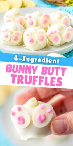 4-ingredient bunny butt truffles pin.