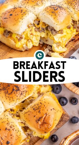Breakfast Sliders Recipe Pin.