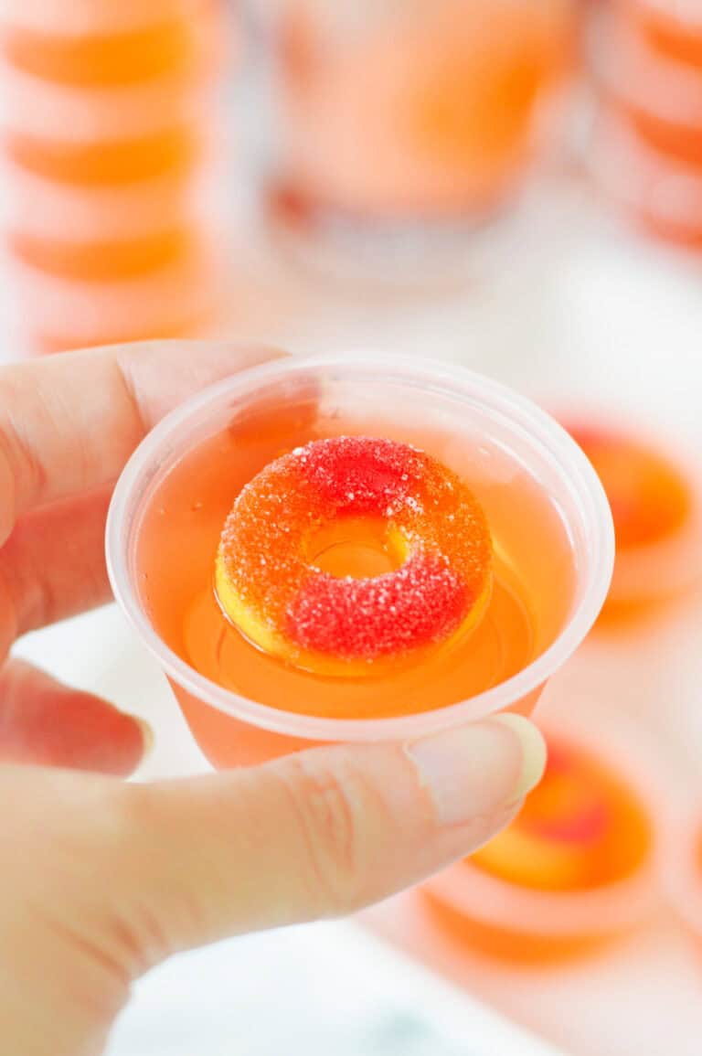 Peach Vodka Jello Shots