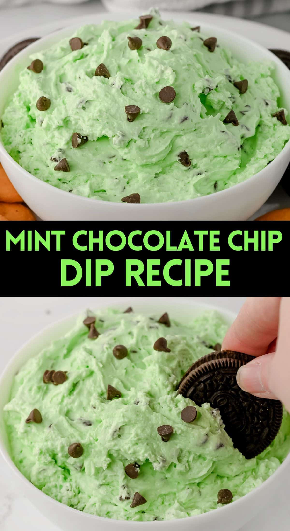 Mint Chocolate Chip Dip